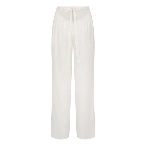 Skims Bridal Silk relaxed pant marble white size medium - Picture 4 of 5